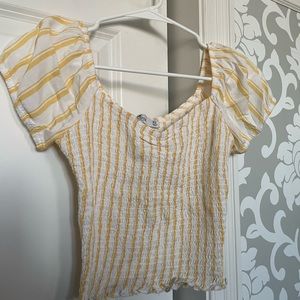 HOLLISTER smocked top